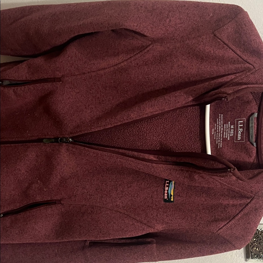 L.L. Bean Burgundy Knit Sweater - Picture 4 of 5
